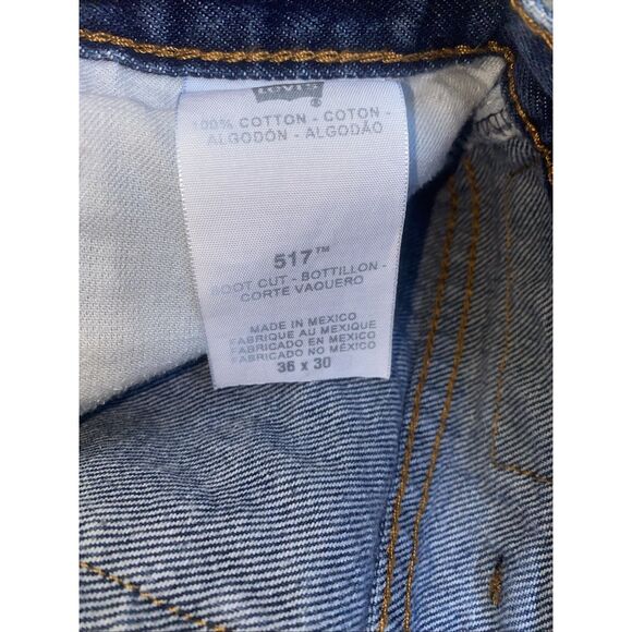 Vintage Levi’s 517 Boot Cut Jeans Red Tab Jeans Size 36x32  100% cotton - Picture 4 of 9